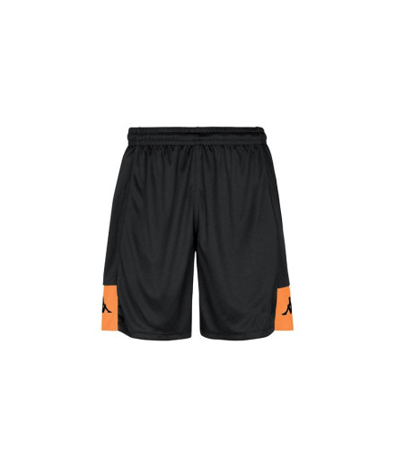 Pantalón Fútbol Kappa Daggo Hombre Black/Orange