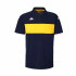 Polo Kappa Dianetti Hombre Blue Marine/Yellow Chrome