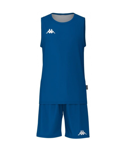 Conjunto Baloncesto Kappa Dancosi Hombre Blue Sapphire/White