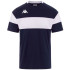 Camiseta de Fútbol Kappa Dareto Hombre Blue Marine/White