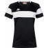 Camiseta de Fútbol Kappa Dareta Mujer Black/White