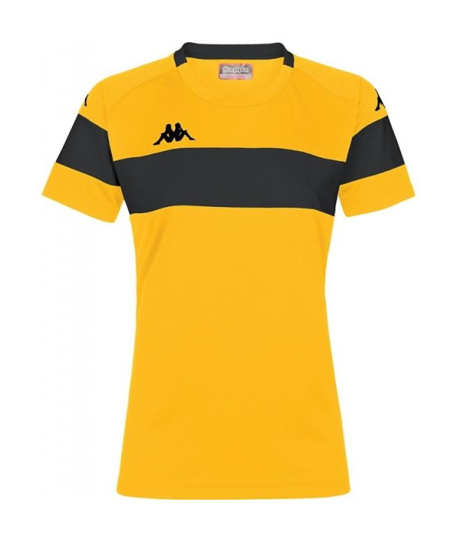 Camiseta de Fútbol Kappa Dareta Mujer Yellow...
