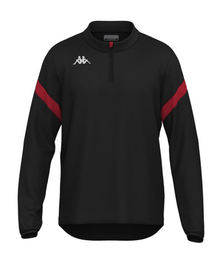 Sudadera Fitness Kappa Dolvole Hombre Black/Red
