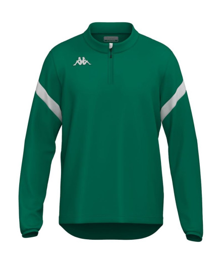Sudadera Fitness Kappa Dolvole Hombre Green/White