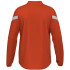 Sudadera Fitness Kappa Dolvole Hombre Orange Flame/White