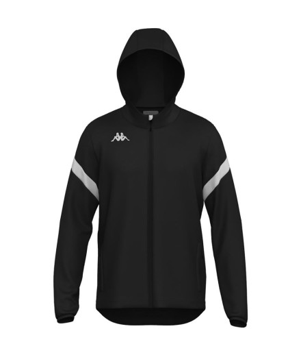 Sudadera Fitness Kappa Dolve Hombre Black/White