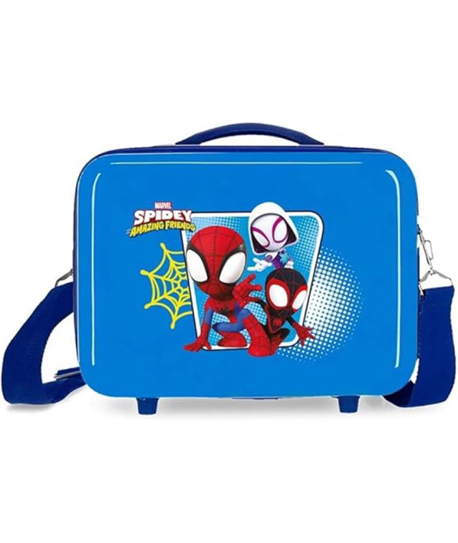 Neceser Marvel Adaptable Abs Spidey - Team Up Azul