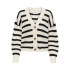 Sudadera Only Onlcarolnice Stripe Cardigan Pumice Stone Mujer