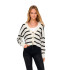 Sudadera Only Onlcarolnice Stripe Cardigan Pumice Stone Mujer