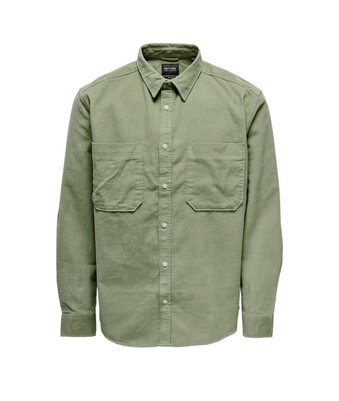 Camisas Only & Sons alp 2Pkt Washd Cord...