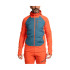 Chaqueta Trx2 Hybrid LT Pro Hombre Tangerine Tango/Azul marroquí