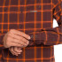 Camisa Trangoworld Zernez Hombre Marrón/Naranja