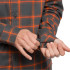 Camisa Trangoworld Zernez Hombre Gris/Naranja