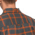 Camisa Trangoworld Zernez Hombre Gris/Naranja
