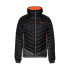 Chaqueta Trangoworld Medel Hombre Caviar/Turbulencia/Naranja vibrante