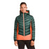 Chaqueta Trangoworld Rulhe Mujer Verde Oscuro/Naranja