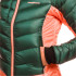 Chaqueta Trangoworld Rulhe Mujer Verde Oscuro/Naranja