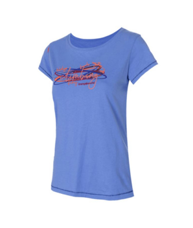 Camiseta Trangoworld Cervia Mujer Azul aciano