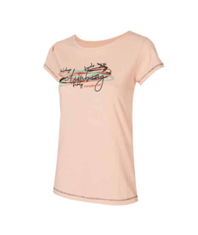 Camiseta Trangoworld Cervia Mujer Melocotón pálido