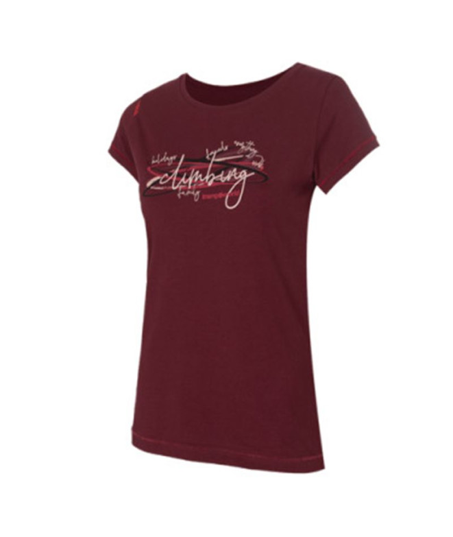 Camiseta Trangoworld Cervia Mujer Cabernet