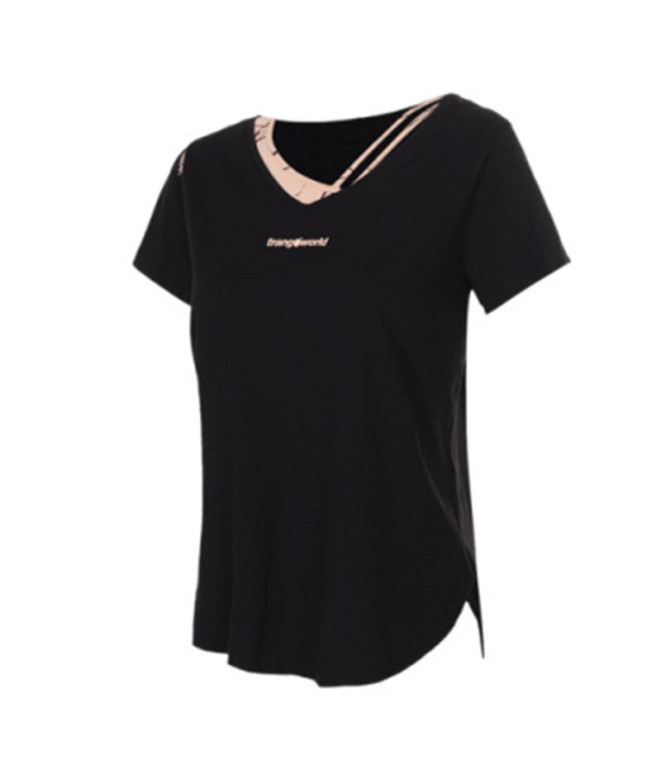 Camiseta Trangoworld Garbi Comb Mujer Caviar