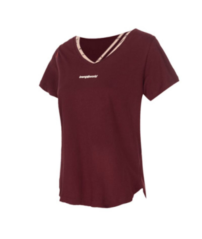 Camiseta Trangoworld Garbi Comb Mujer Cabernet