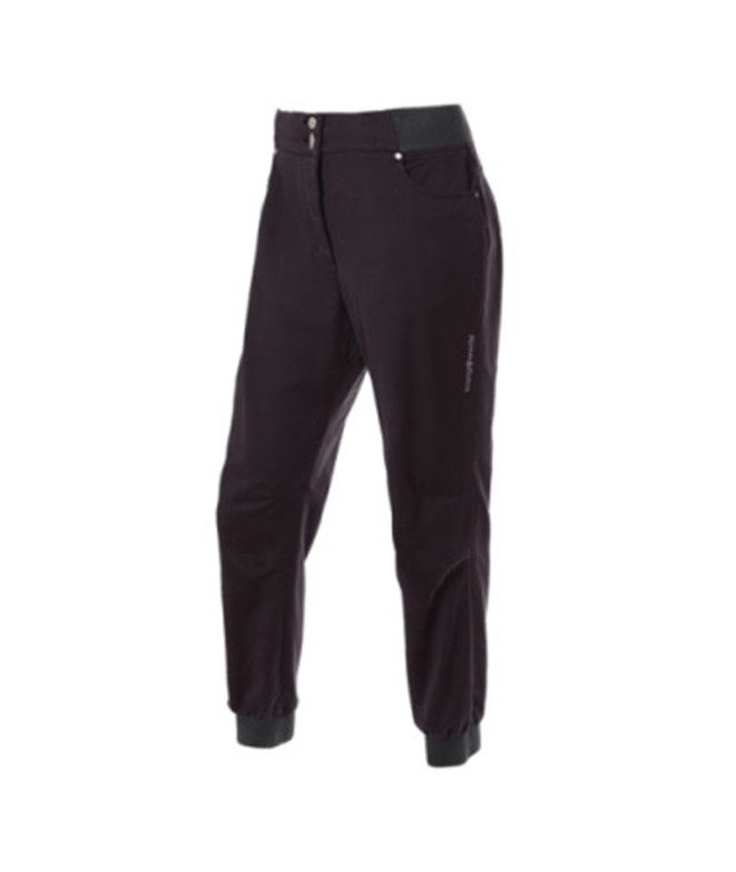 Pantalón Trangoworld Largo Fasnia Mujer Ónix negro