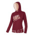 Sudadera Trangoworld Rosendal Mujer Cabernet/Melocotón pálido