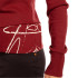 Sudadera Trangoworld Rosendal Mujer Cabernet/Melocotón pálido