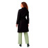 Chaqueta Vero Moda fortuneaya Long Coat Black Mujer