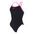 Bañador de Natación Zoggs Blaze Skyback Mujer Negro/Magenta