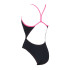 Bañador de Natación Zoggs Blaze Skyback Mujer Negro/Magenta