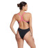 Bañador de Natación Zoggs Blaze Skyback Mujer Negro/Magenta