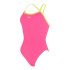 Bañador de Natación Zoggs Blaze Skyback Mujer Magenta/Lima