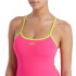 Bañador de Natación Zoggs Blaze Skyback Mujer Magenta/Lima