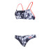 Bañador de Natación Zoggs Marble Tri Back 2 Piece Mujer Negro
