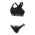 Bañador de Natación Zoggs Marble Actionback 2 Piece Mujer Negro