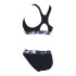 Bañador de Natación Zoggs Marble Actionback 2 Piece Mujer Negro