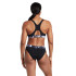 Bañador de Natación Zoggs Marble Actionback 2 Piece Mujer Negro