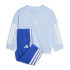 Pantalones adidas I 3 Bandas French Terry Jog 240 Bebés Azul/Blanco