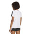 Camiseta de Fitness adidas Jg Tr-Es 3Bandas Niña Blanco/Negro