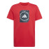 Camiseta adidas Camo Box Niño Rubpur