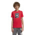 Camiseta adidas Camo Box Niño Rubpur