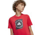 Camiseta adidas Camo Box Niño Rubpur