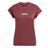Camiseta adidas Lin Sj Mujer Rubaur/Blanco
