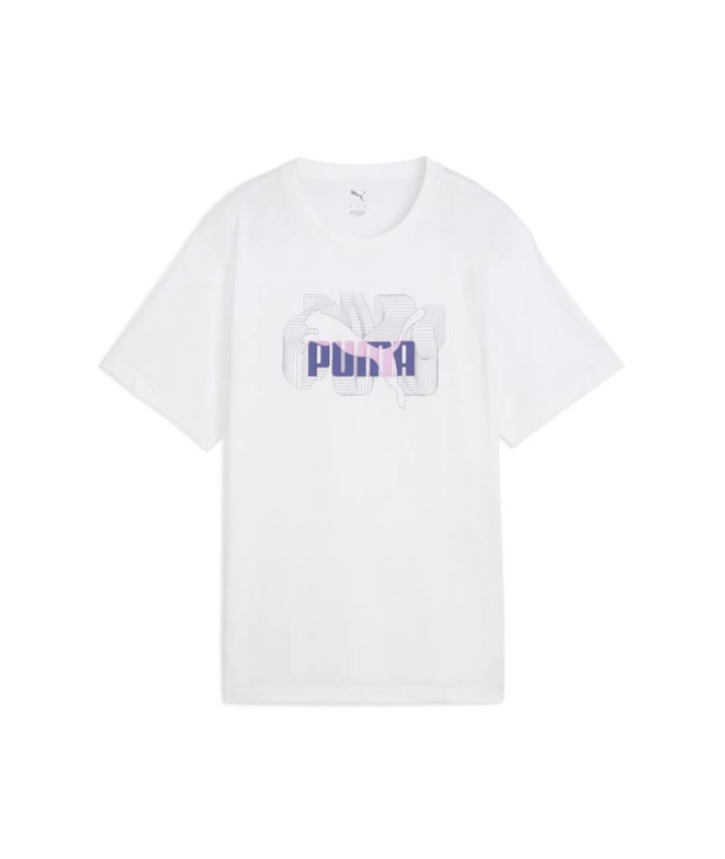 Camiseta Puma Graphics Stacked No. 1 Logo...