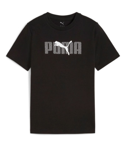 Camiseta Puma Essentials Logo Lab Tee B, Nergro Infantil