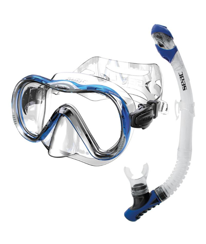 Set Bis Boss + Reverse Dry S/Kl Azul Seac
