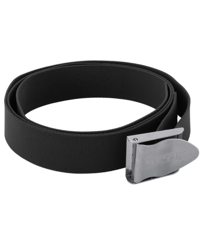 Cinturón Seac Con Hebilla Inox Negro/Azul