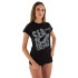 Camiseta T-Shirt Mujeres M/C Whale 2022 Negro Seac